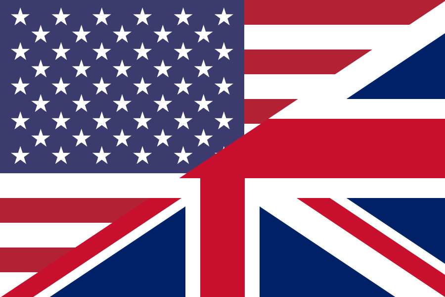 Drapeau anglais/américain