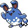 Azumarill sprite gen 2