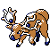 Stantler sprite gen 2