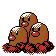Dugtrio sprite gen 2