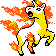 Rapidash sprite gen 2