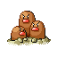 Dugtrio sprite gen 3